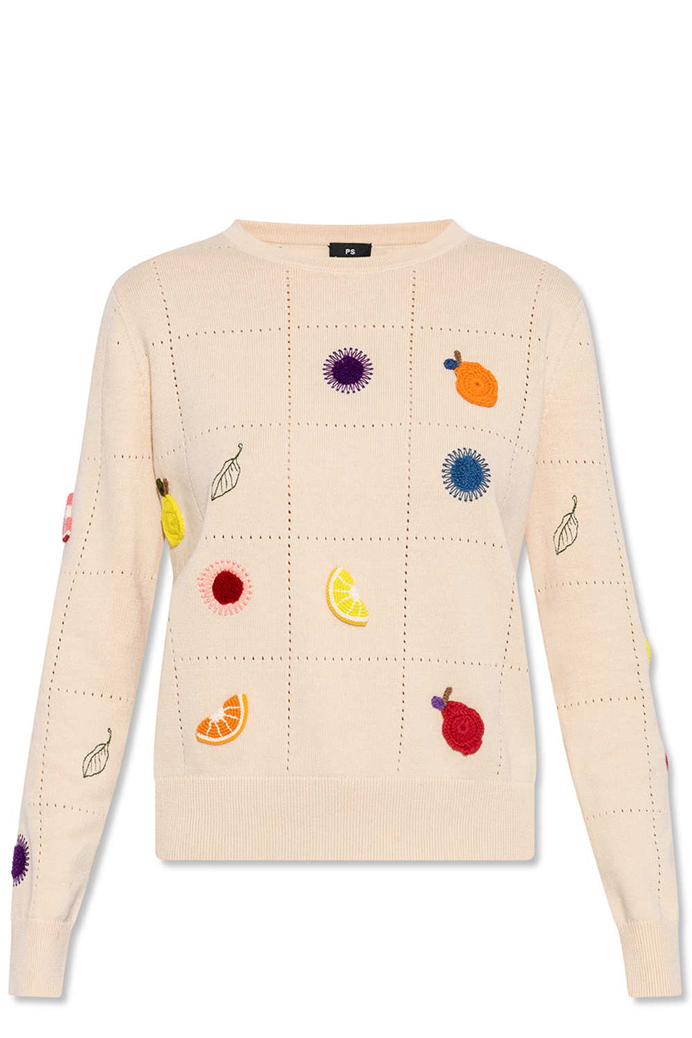 Cream Sweater with patches PS Paul Smith - Vitkac Canada